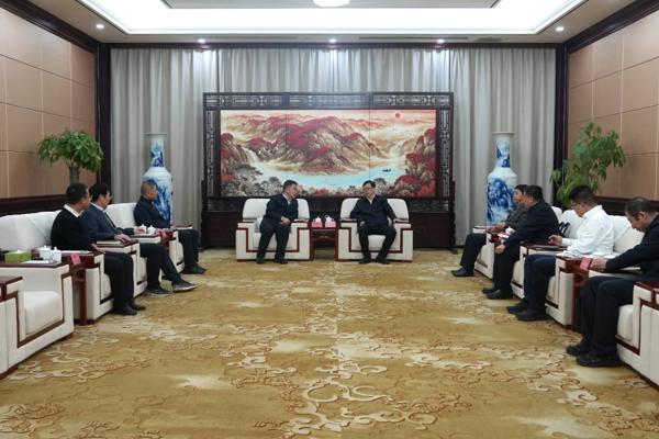 支现伟会见中煤科工生态环境科技有限公司一行