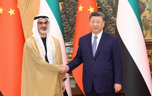 习近平会见阿联酋阿布扎比王储哈立德