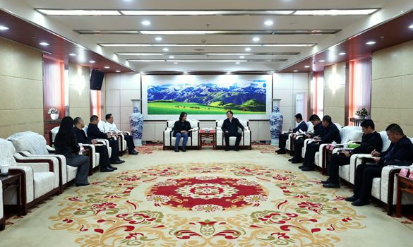 支现伟会见河南贝迪塑业（集团）有限公司一行