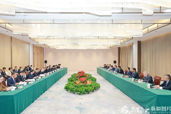 陈小江艾尔肯·吐尼亚孜会见出席2026年环阿尔泰次区域国际合作会议外宾