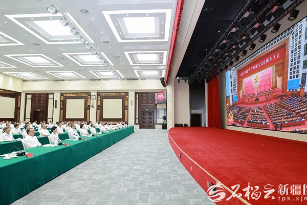 自治区领导收看庆祝中国共产党成立105周年大会直播